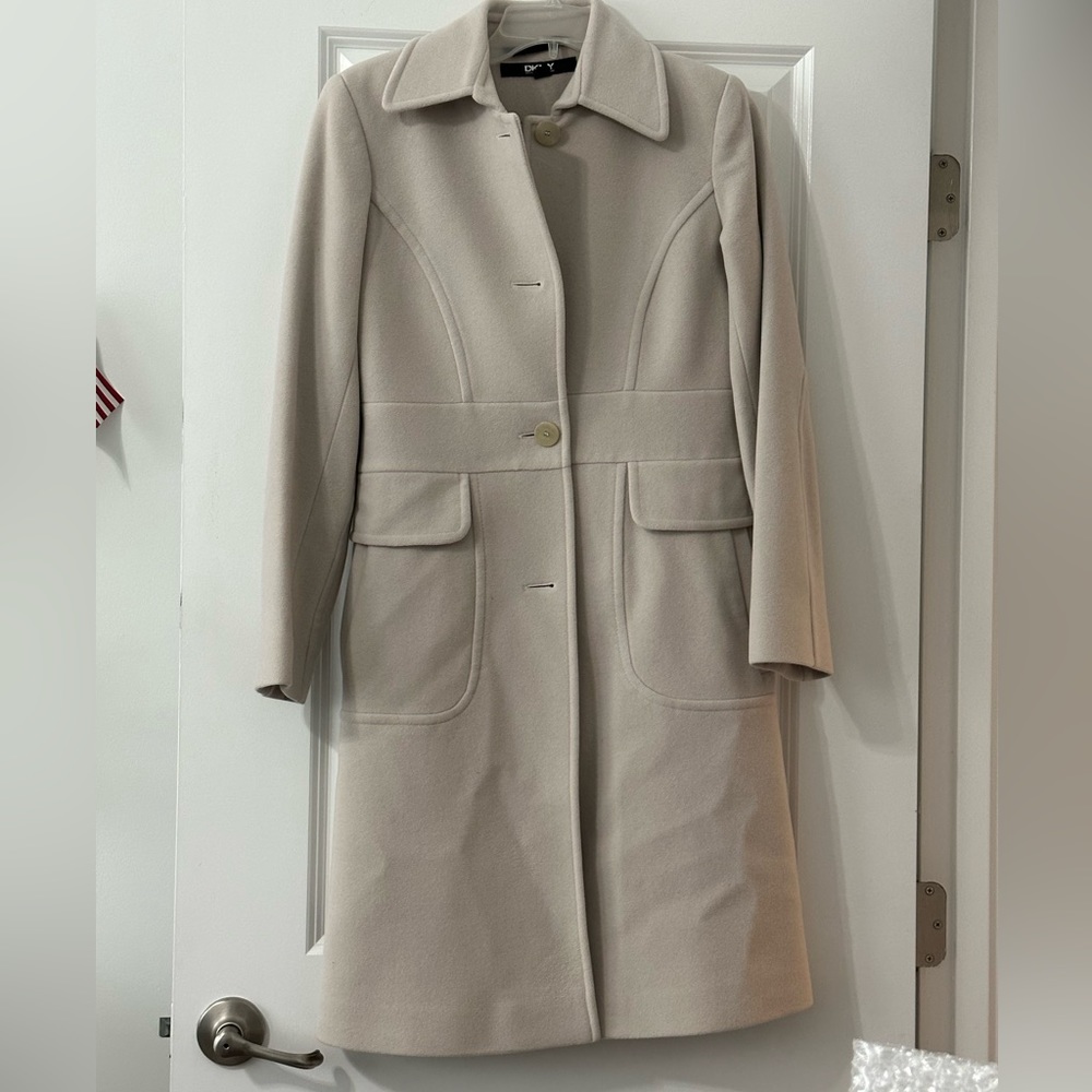 DKNY Wool Cashmere long coat
